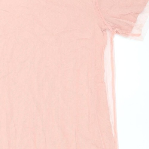 FOREVER 21 Womens Pink Polyester Blend T-Shirt Dress Size M - Picture 10 of 12