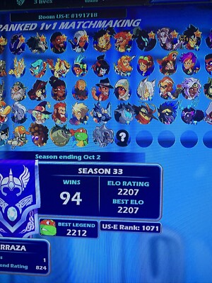 Selling My Brawlhalla Account For 100$ Who Ever Wants It Tap In