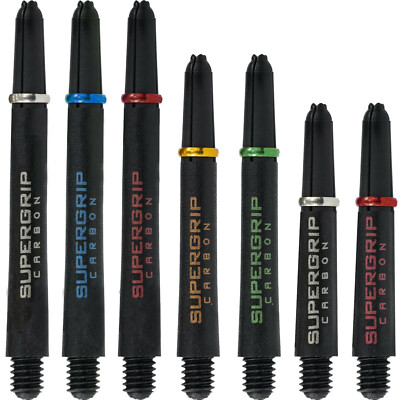 Harrows Supergrip Carbon Shafts 3 Längen viele Farben Dartschäfte Dartshafts