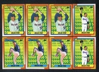 (8) 1990 TOPPS #2 #4 #5  NOLAN RYAN BASEBALL CARDS TEXAS RANGERS NY METS ASTROS