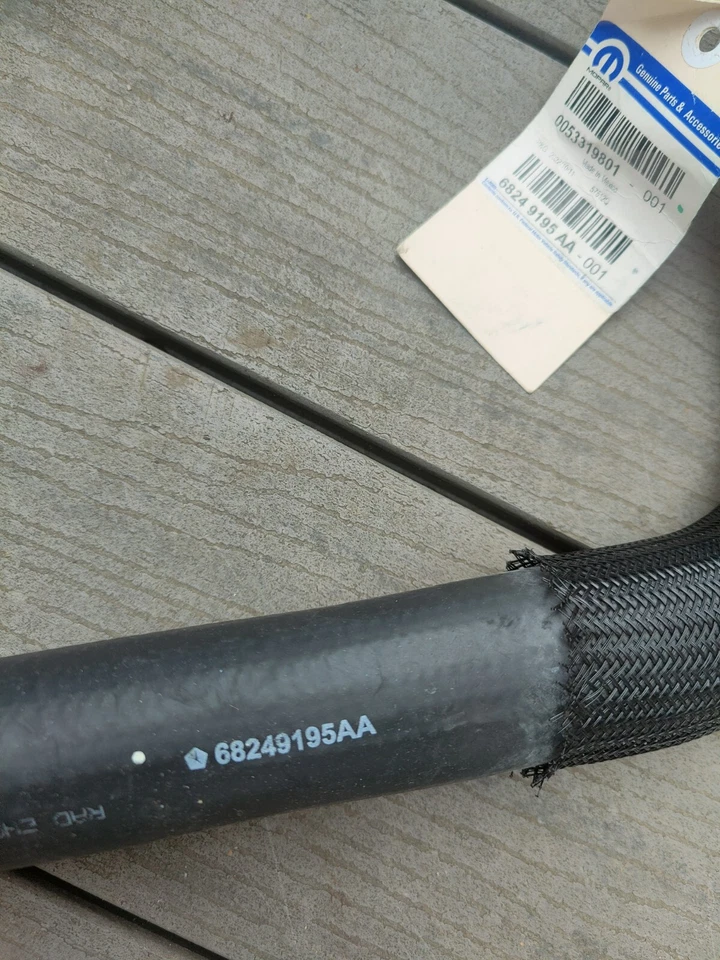 New Genuine Lower Radiator Hose Jeep Wrangler JK 3.6L 12-18 68249195 55111395 - Image 4 of 4