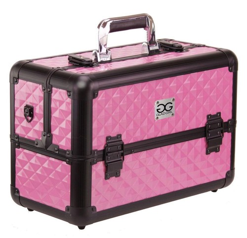 Aluminum Lash and Brow Case with Holder and Shoulder Strap - 第 5/7 張圖片
