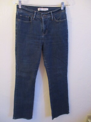 Levis Perfectly Slimming 512 Boot Cut Jeans Size 6 ~ 30'' Inseam