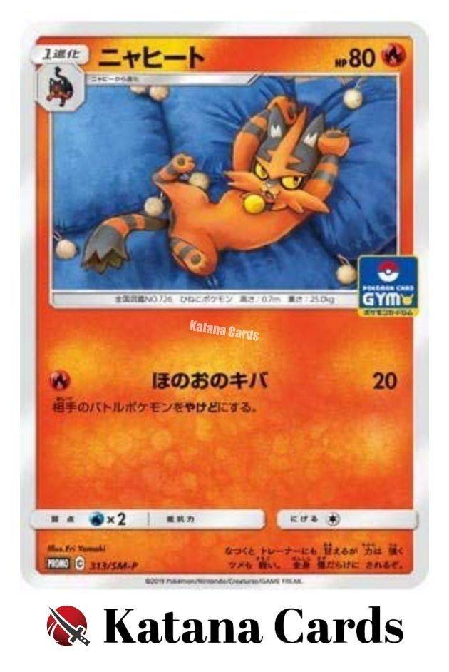 Torracat Promo 313/SM-P Sun & Moon Promos - Pokemon Card Japanese