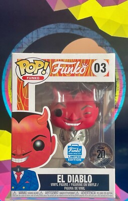 Funko El Diablo Silver 03 Limited Edition 20th Funniversary Fantastik Plastik