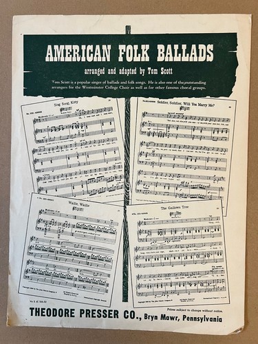 Vintage American Folk Music Books: Burl Ives and Mountain Music - Picture 9 of 10