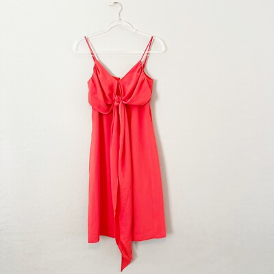 Trina Turk Women's Starry Summer Dress Draped Crepe Tie Front