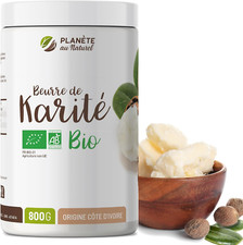 Beurre De Karité Bio AB 800 Gr - Qualité Alimentaire