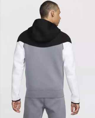 Nike Tech Fleece ブラック×グレーUSサイズS Nike Sportswear Tech Fleece Hoodie Men's SZ XL-Tall Black