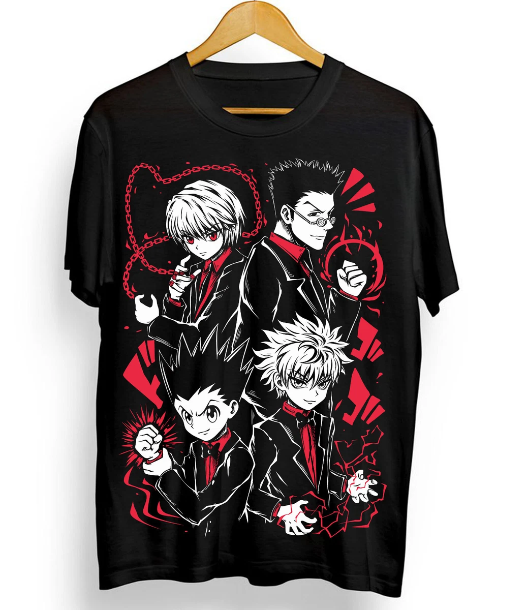 Hunter X Hunter Mens' Character Box Design Anime Graphic Print T-Shirt–  Seven Times Six