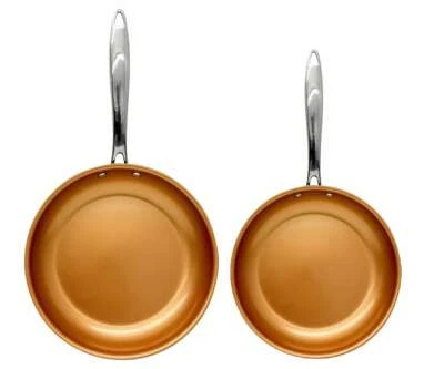 Gotham Steel Pro Hard Anodized Nonstick 2 Pack Fry Pan Set - - 9.75'' & 11.3''