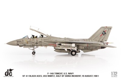 未開封 F-14A TOMCAT VF-41 BLACK ACES 1/72 F-14A Tomcat, US Navy, VF-41 Black Aces, Gulf of Sidra, 1/72, JCW