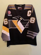 Jaromir Jagr Pittsburgh Penguins Japan Game One 2000 Jersey Pro Player Large