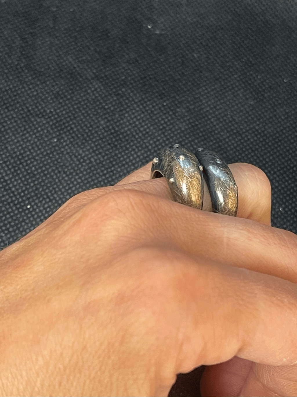 Solid Sterling Silver Avant Garde Ring - image 4