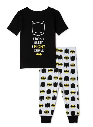 Batman Baby & Toddler Boys' Short Sleeve Snug Fit Pajamas - Picture 1 of 2
