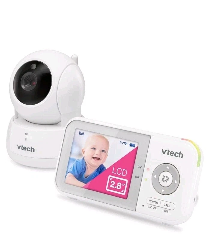 VTech VM923 2.8'' Digital Video Baby Monitor With 2.8'' Screen Pan & Tilt Camera