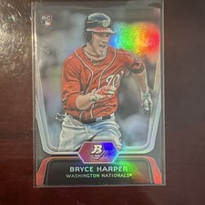 Topps 2012 Bowman Platinum Bryce Harper #56 (RC) Base Set Washington Nationals
