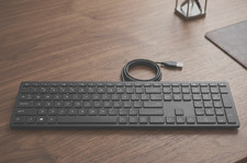 HP USB Slim Smartcard Keyboard TPC-C001K 911502-001 Black Business Desktop EUC