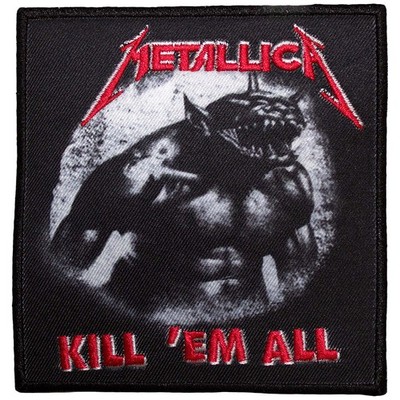 Metallica Kill 'Em All / Jump In The Fire Standard Printed Patch One Size