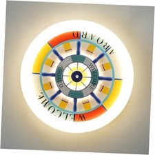 Nautical Style Ceiling Light Fixtures, Kids Room Ceiling Light with Rudder A