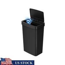 Automatic Motion Sensor Trash Can 13.2 Gal Touchless Kitchen Garbage Bin New