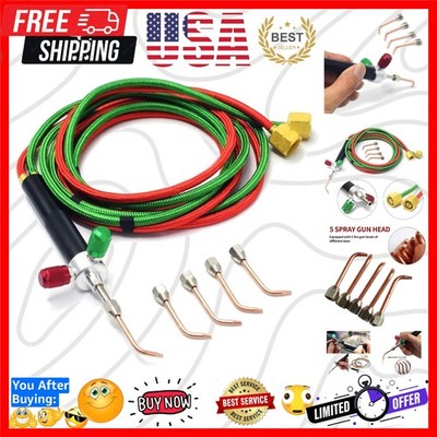 Mini Oxygen Torch Kit, Micro Oxygen Acetylene/Butane Gas Welding Torch with 5...
