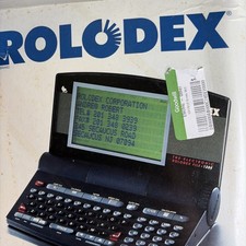 Vtg 1992 Rolodex 128K EL128K Electronic Desktop Organizer Tested  Works