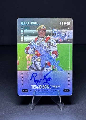 2026 Bo Jackson Battle Arena Tecmo Hitt Man Ronnie Lott Ice Inspired Ink Auto/50