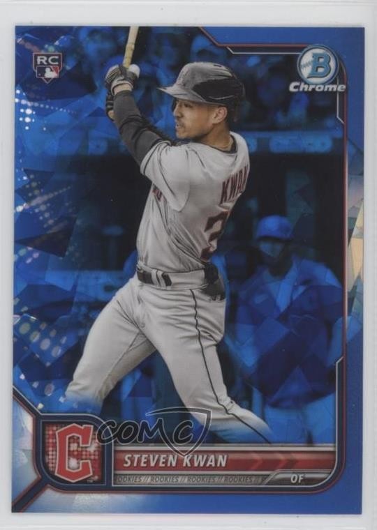 2022 Bowman Chrome Sapphire Edition Steven Kwan #39 04xs