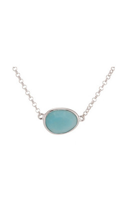 Neue Elle Sugar Melon N0303 Sterlingsilber .925 Halskette $85 Einzelhandel 16''