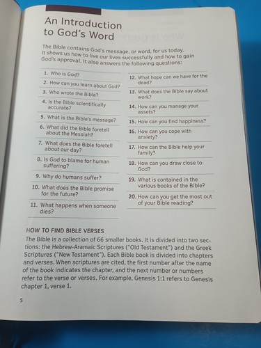 New World Translation Of The Holy Scriptures Large Print Silver Gray Jehovah - Picture 6 of 6