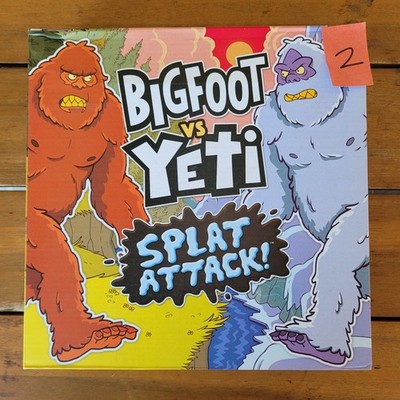 Bigfoot vs Yeti Splat Attack Board Game By The Good Game Company