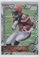 2015 Topps Chrome Rookies Retail X-Fractor Vince Mayle #168 1d4