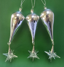 Department 56 Silver Teardrop Starburst Chris...
