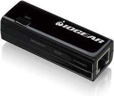 Universal Ethernet to Wi-Fi N Adapter - Speeds of up to 300Mbps on 2.4Ghz - Push