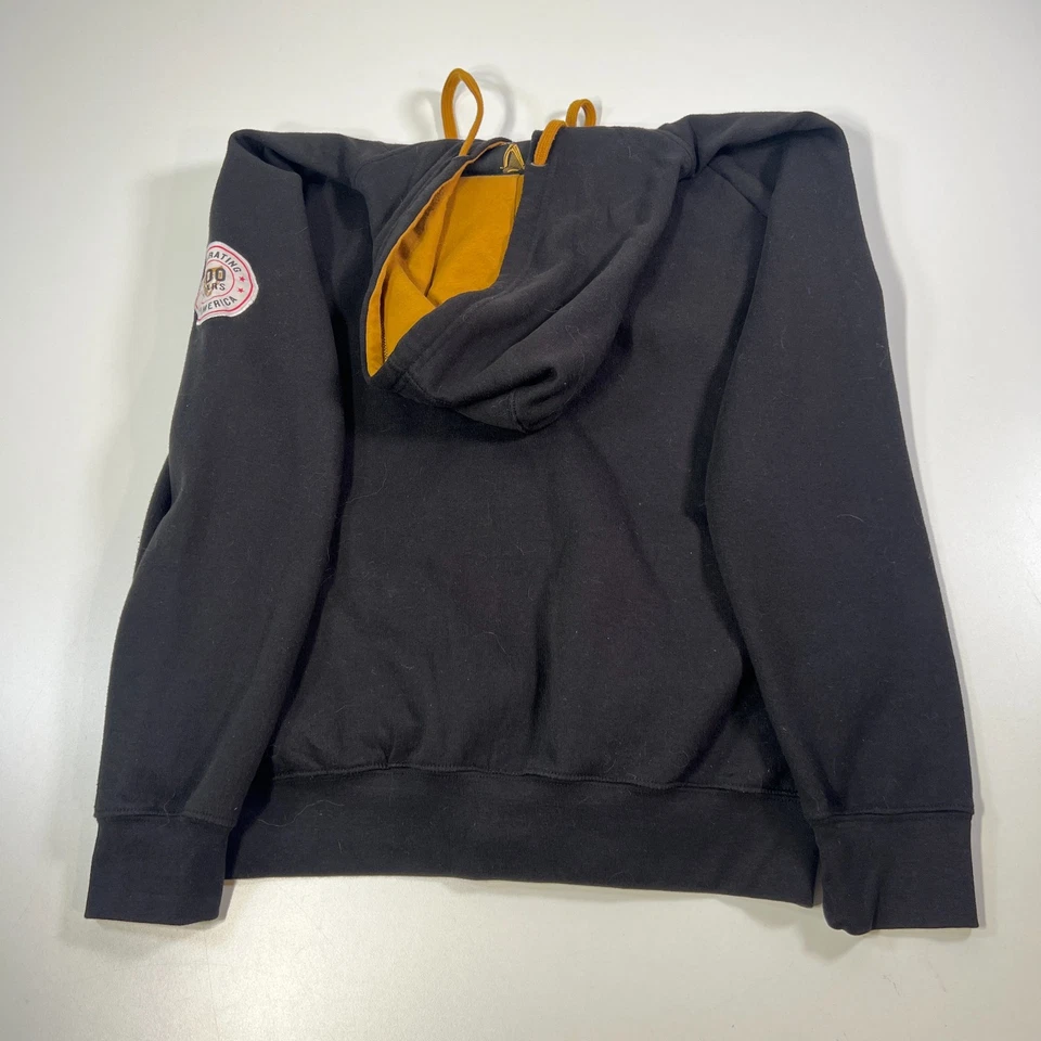 Sudadera Guinness Hombre Mediana Cremallera Completa Sudadera con Capucha Cerveza Negra 200 Años en América Foto 3 de 4