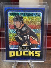 2024-25 O-Pee-Chee Platinum Retro Blue Luster 90/100 Frank Vatrano #R22 SP Ducks