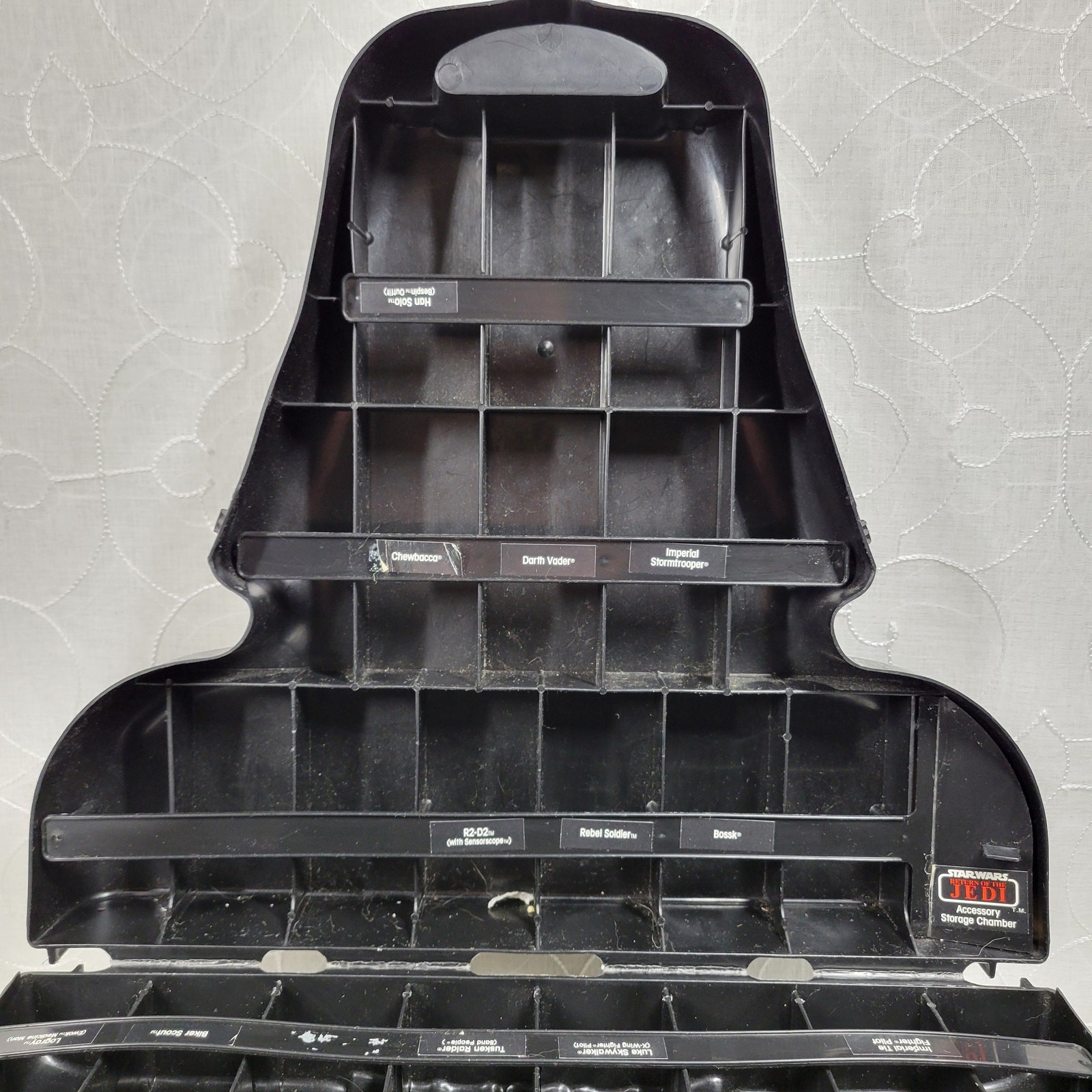 VTG 80s Star Wars Return of the Jedi Darth Vader Accessory Action Figure Case