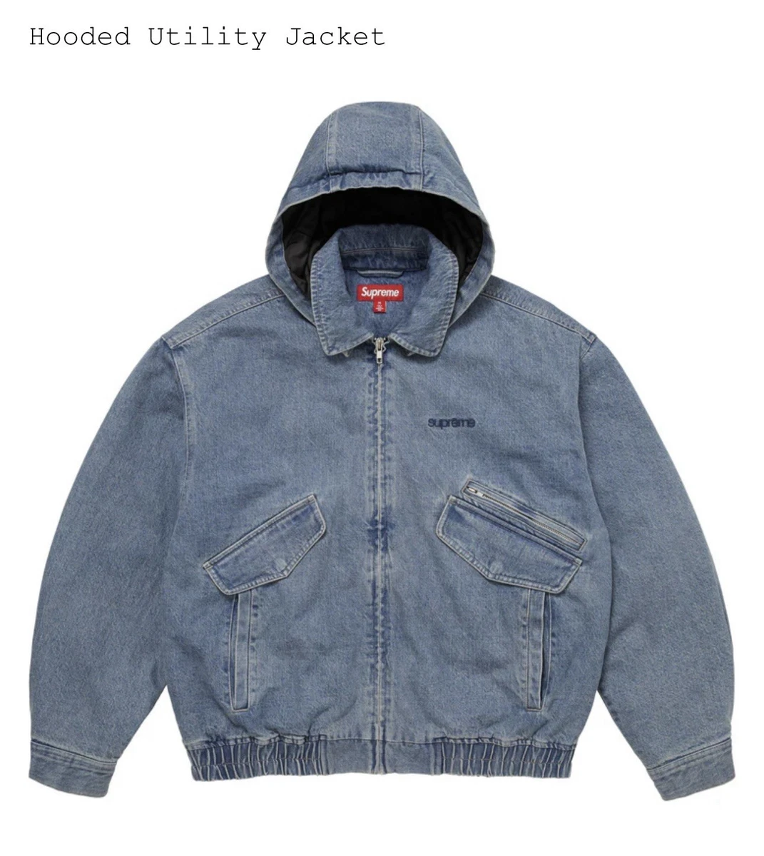 Supreme Denim Regular Size Coats, Jackets & Vests for Men for Sale