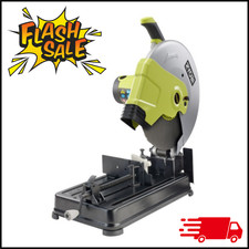 2300W RYOBI 355mm Abrasive Metal Steel Cut Off Drop Chop Saw - 4yr Replace Wty