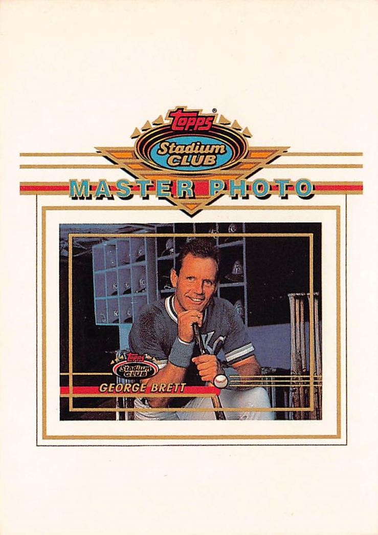 1993 Stadium Club #NNO George Brett Master Photos Redemptions (Series 2)