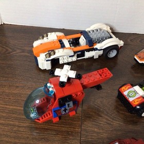 LEGO Junkyard Lot Incomplete Vehicles Cars Helicopter Space Shuttle Parts/Pieces