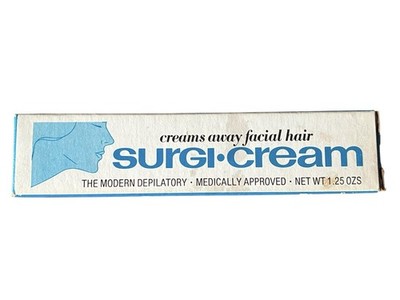 Vtg Surgi Cream Facial Hair Remover NOS 