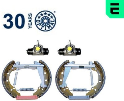 OPTIMAL OP-BSK00002 Bremsbackensatz 4 Bremsbacken Trommelbremse 
