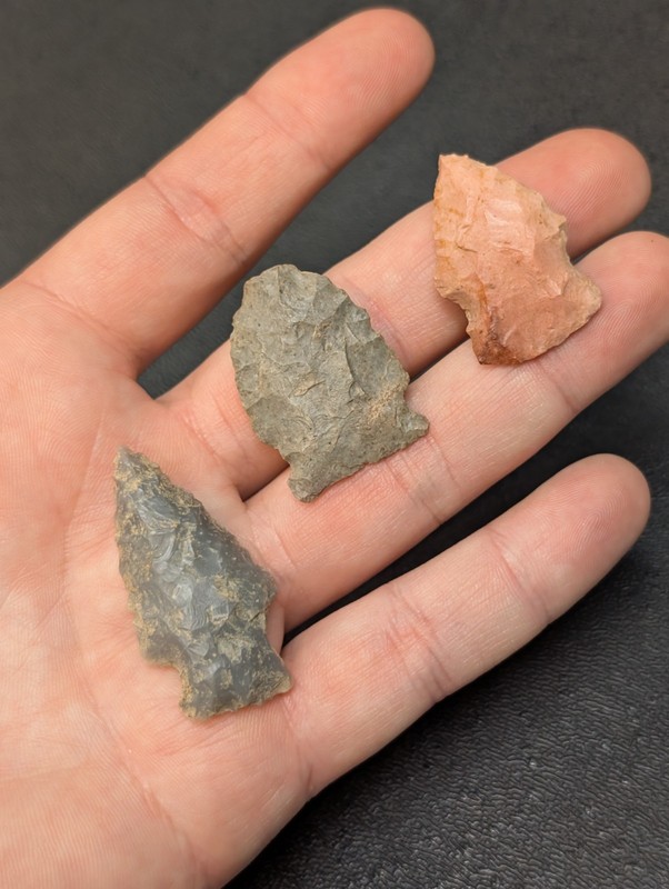 Lot Of Arrowheads Artifacts from Springfield Ohio
