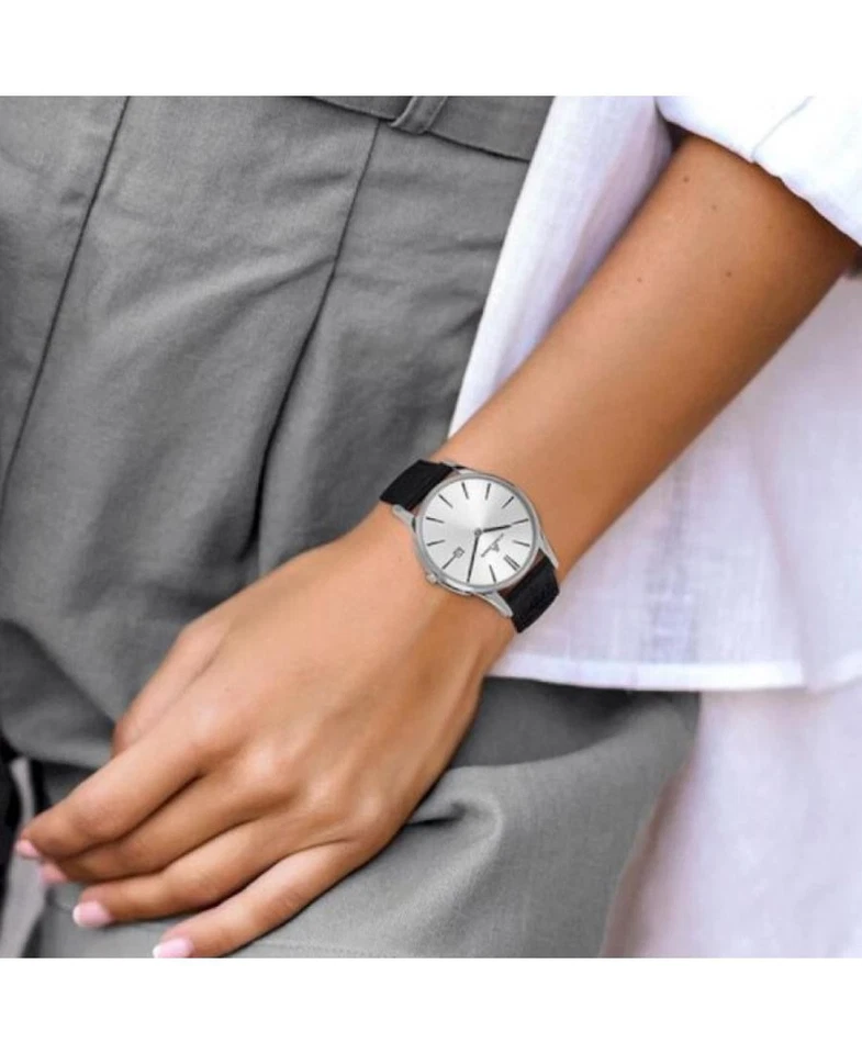 JACQUES LEMANS Mujer Reloj Analógico Cuarzo Informal Vestido Clásico Esfera Blanca Impermeable Foto 3 de 4