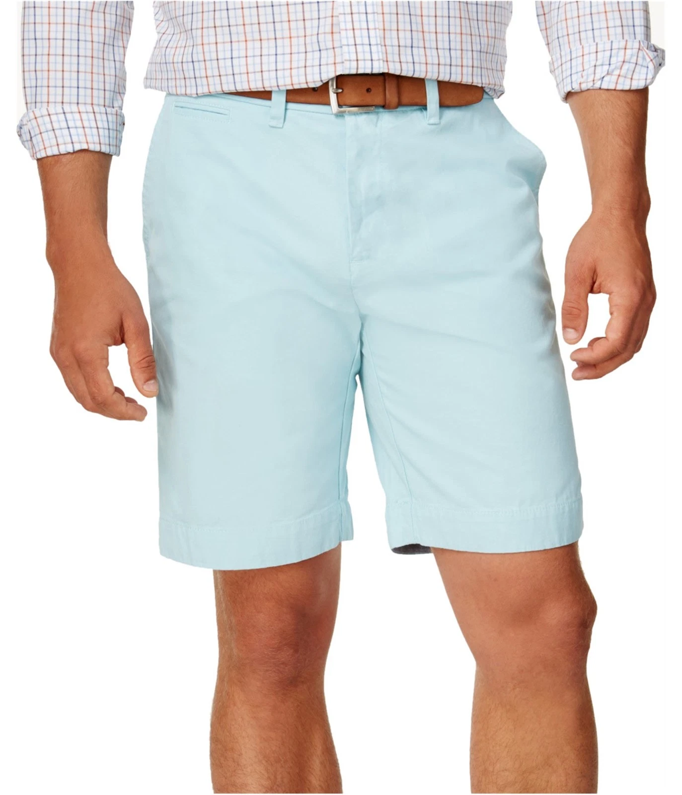 Tommy Hilfiger Mens Classic Casual Chino Shorts, blue, 40