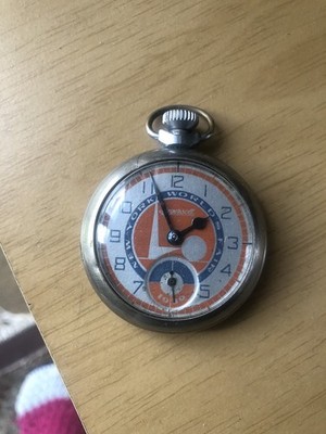 Rare New York World s Fair 1939 Ingersoll Deco Pocket Watch