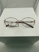 Sophia Loren M190 077 Red Gold Eyeglass Frames 55-17-135 NWT