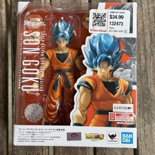 S.H.Figuarts Super Saiyan God Son Goku SSGSS Bandai Action Figure DB Super